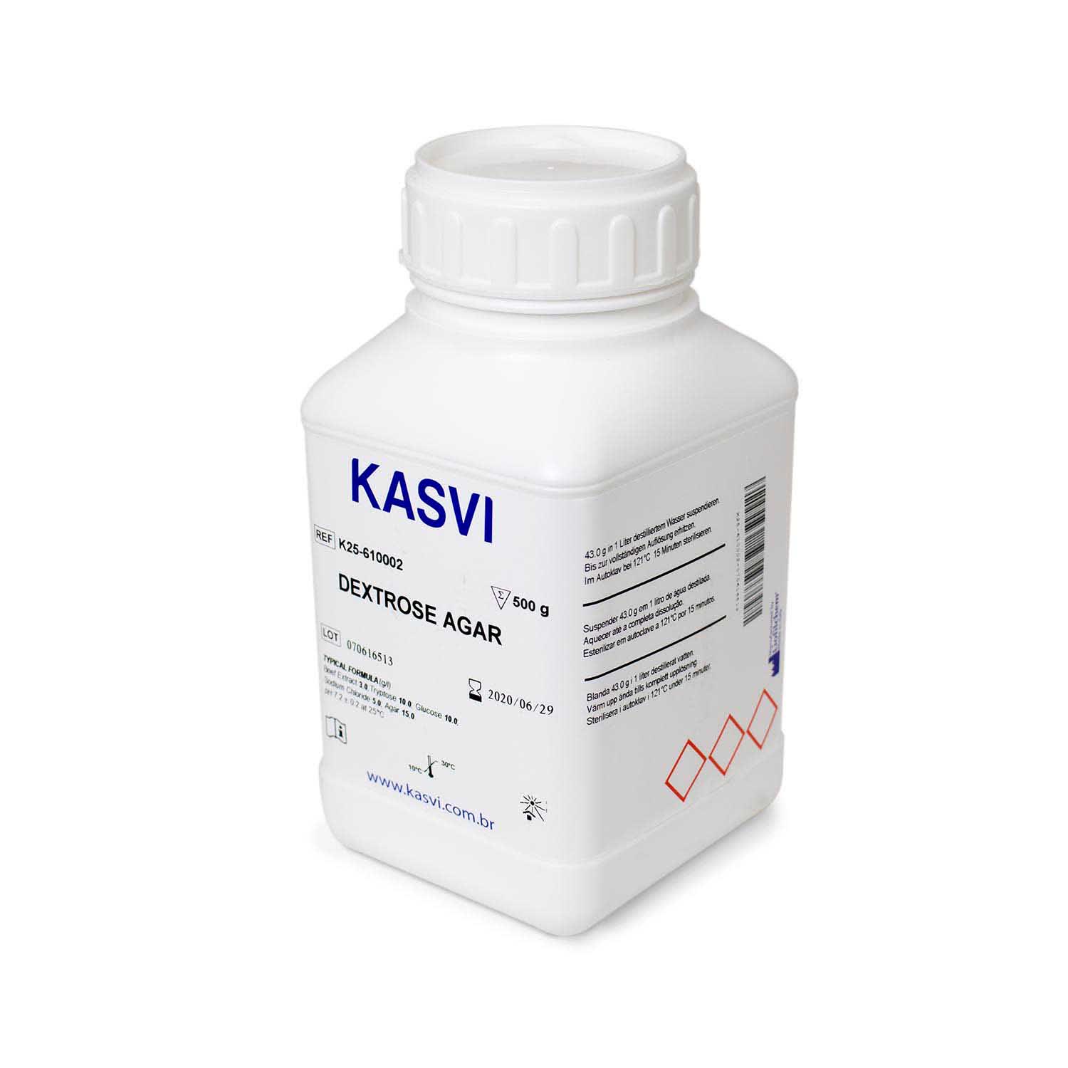 AGAR PEPTONA DEXTROSE. FRASCO 500G